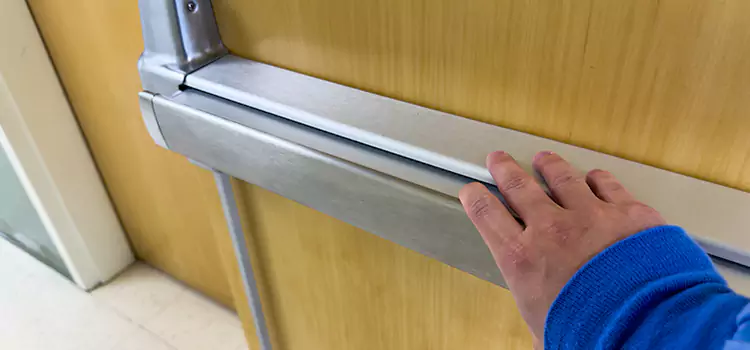 Installing a Push Bar on a Door Easley